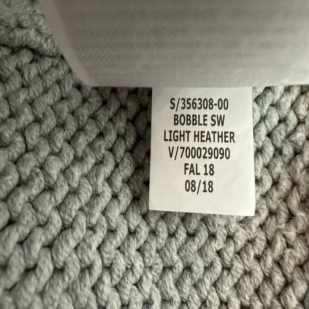 Gap Girls Medium Popcorn Long Sleeve Sweater Gray